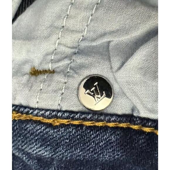 Louis Vuitton women medium Blue wash Skinny Jeans Size EU 36 US 4 - Picture 10 of 15